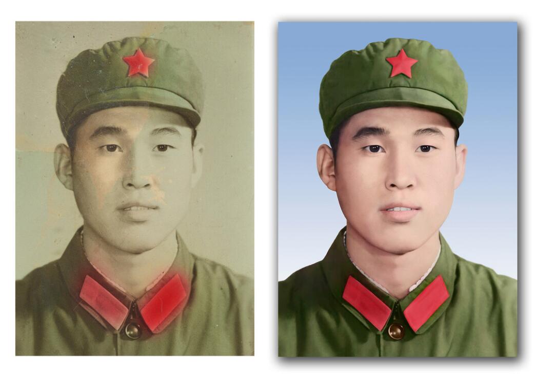 高埗镇破损照片修复-18